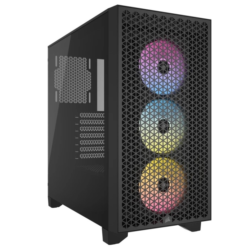 3000D RGB AIRFLOW - Mid tower - E-ATX - Seitenteil mit Fenster (gehartetes Glas)